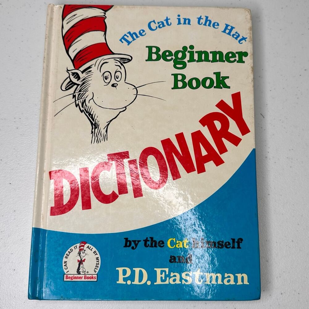 The Cat In The Hat Beginner Book Dictionary 1964 Dr. Seuss P.D. Eastman 1964
